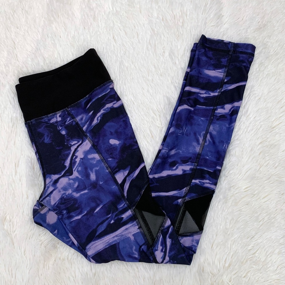 Vogo Athletica Printed Mesh Cutout Leggings